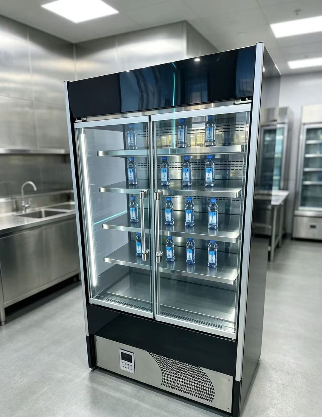 风幕展示柜 RY-ACG 系列 — PEZO 风幕柜及四面玻璃展示柜 cake display cabinet